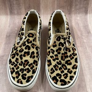 Leopard print vans